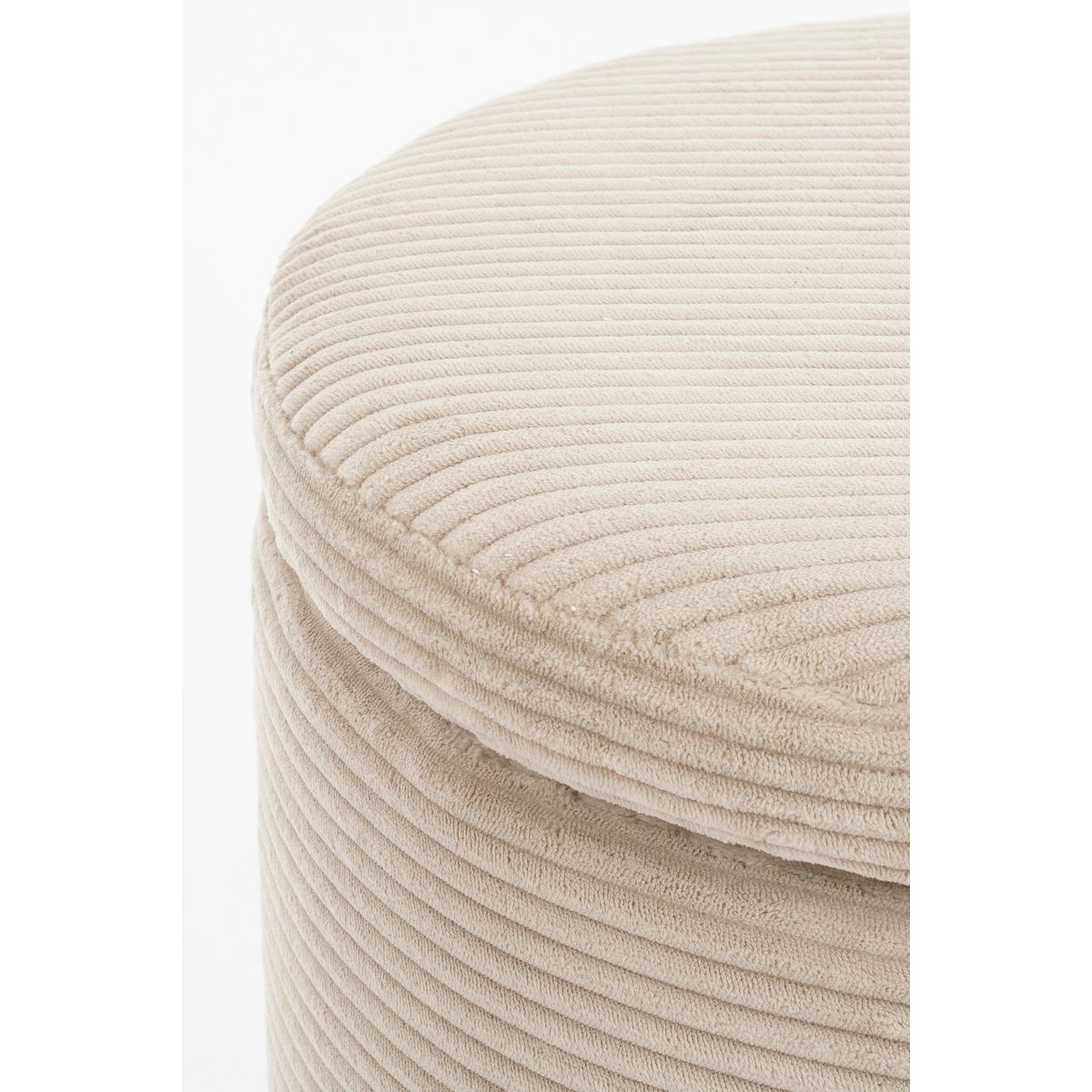 Pouf Pouffe Cremeweiß