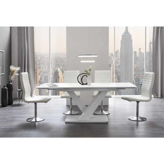 Dining set 5 pieces 160/200x90 cm