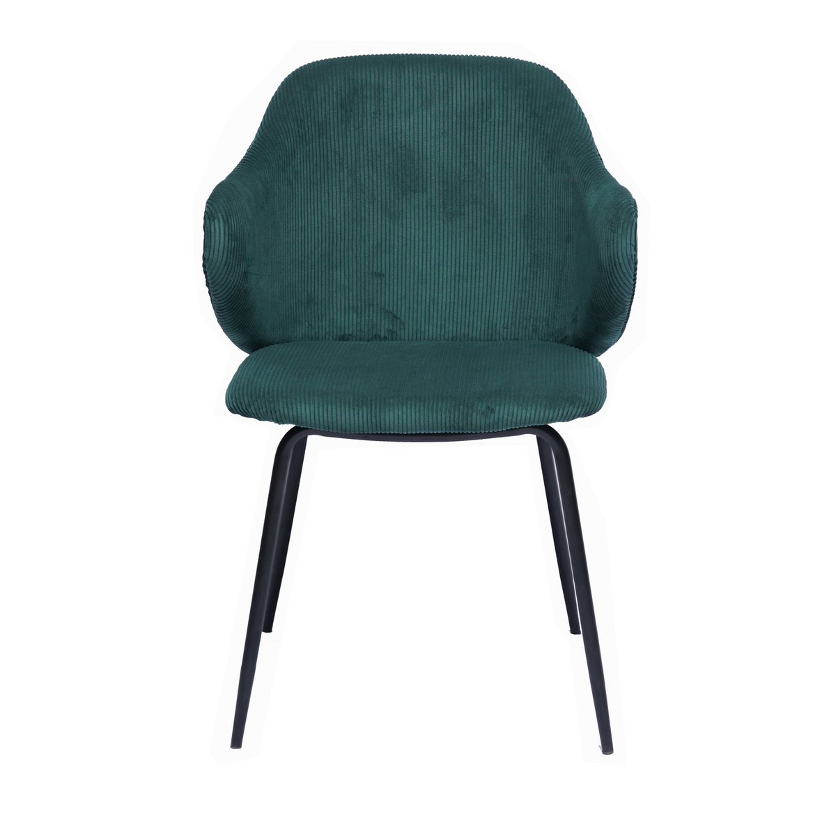 Set of 2 armchairs dark green