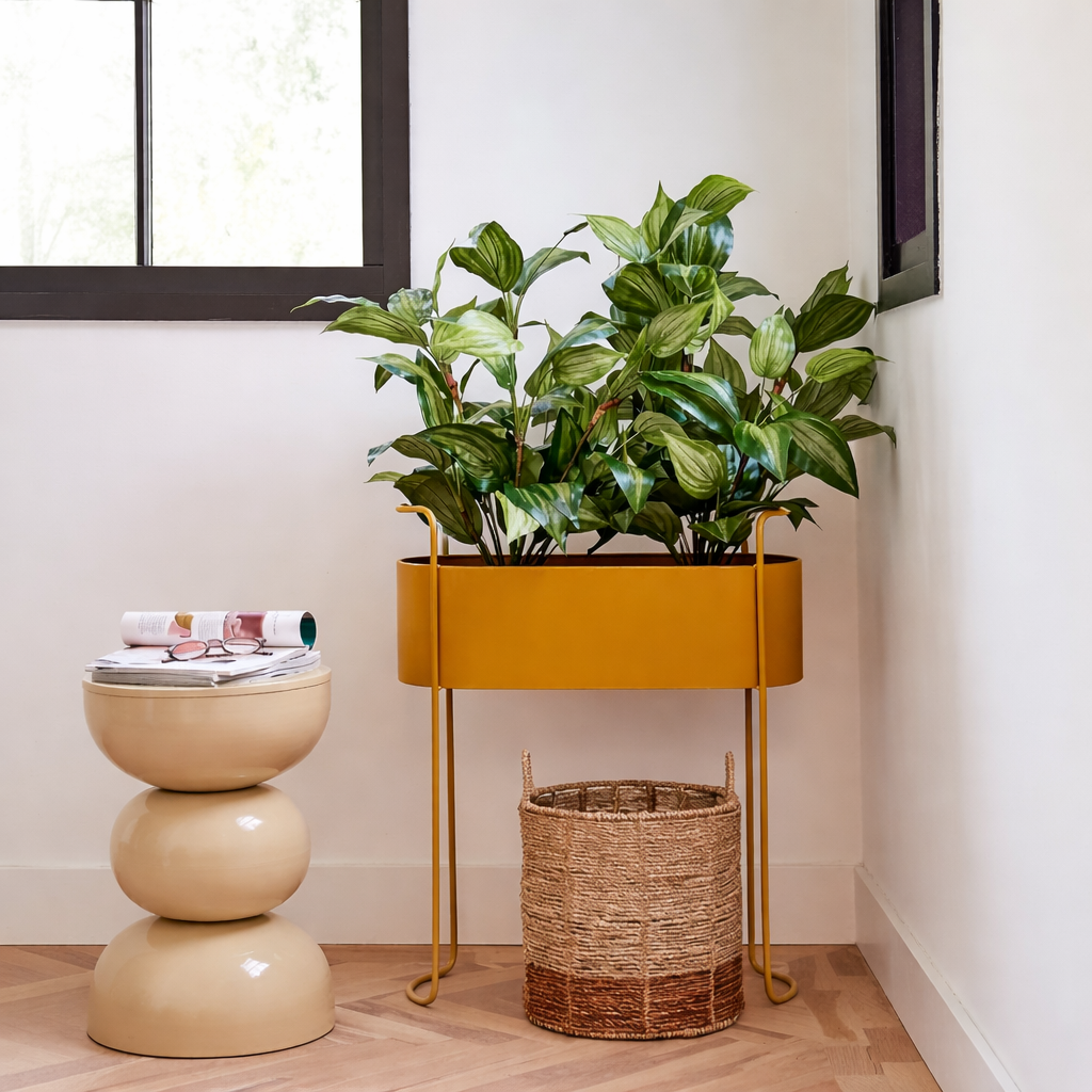 Blumentopf in Moritz Brown
