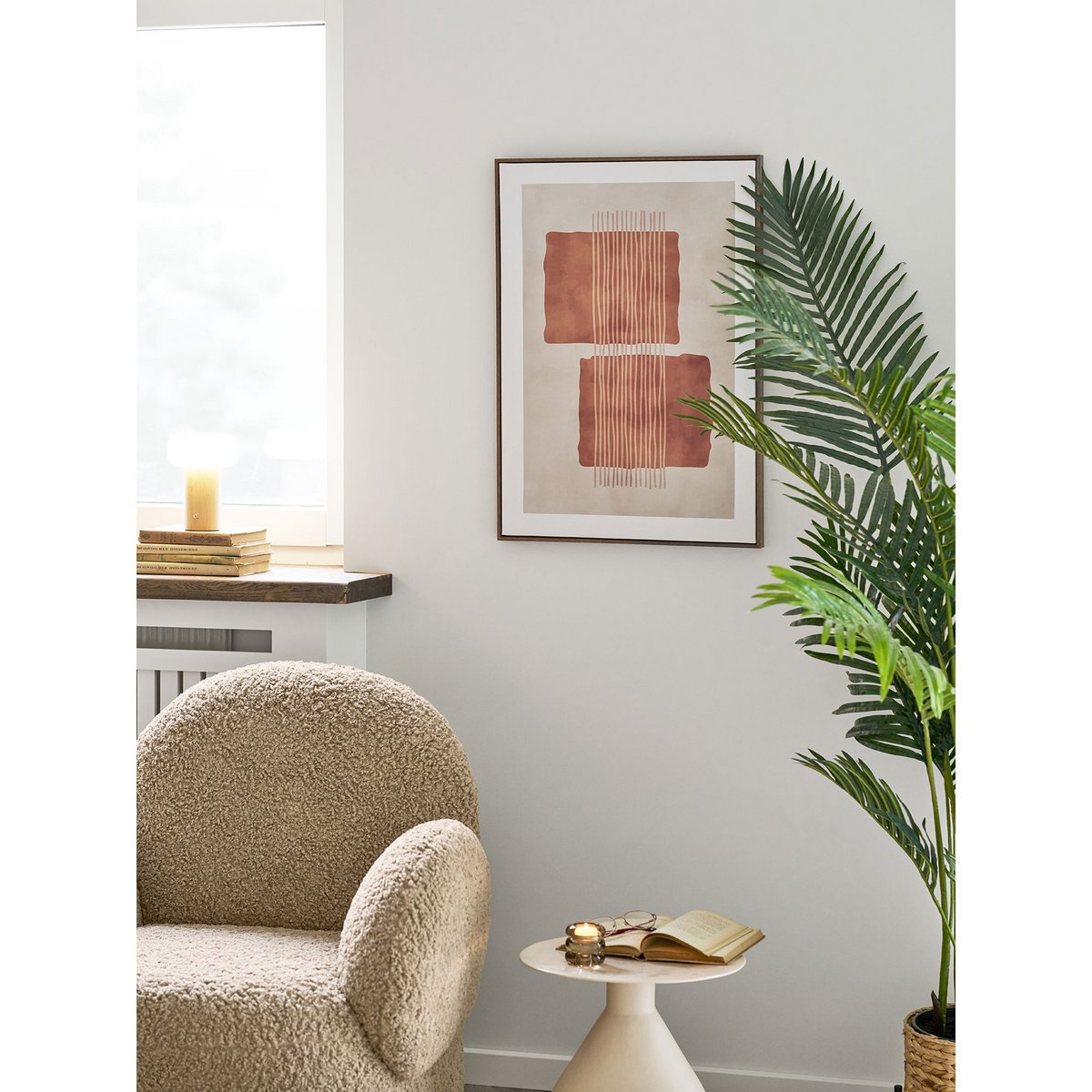 Mina Canvas-Druck, Leinwand, beige/braun, Nr.2, 50x70 cm