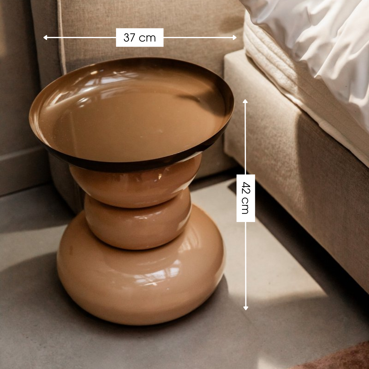 Beistelltisch Zita Creme