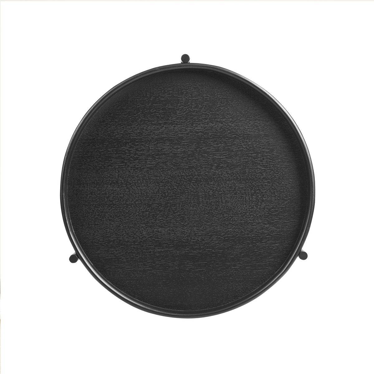 Beistelltisch Ø 44 cm Schwarz