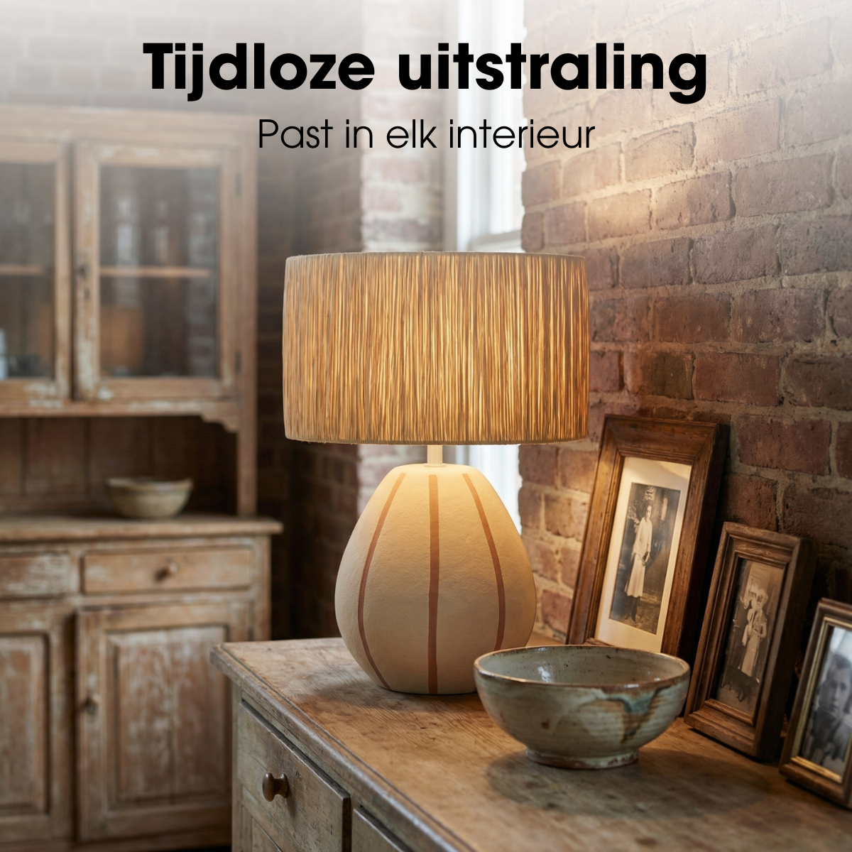 Denton Beige Tischlampe