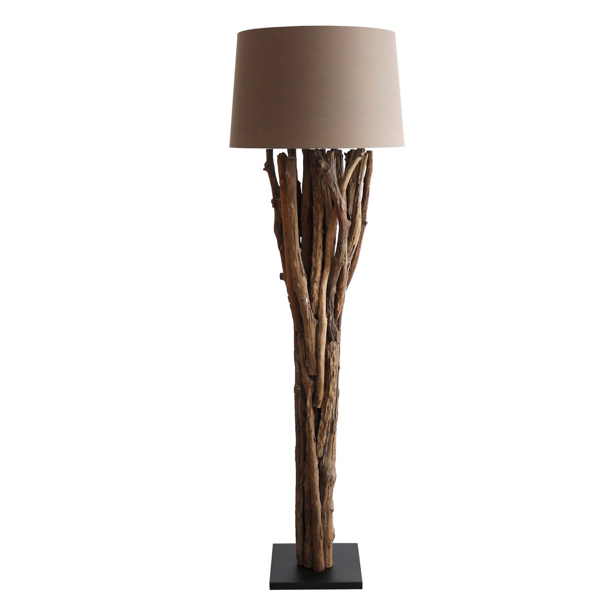 Stehleuchte Treibholz Natur/Braun 175 cm