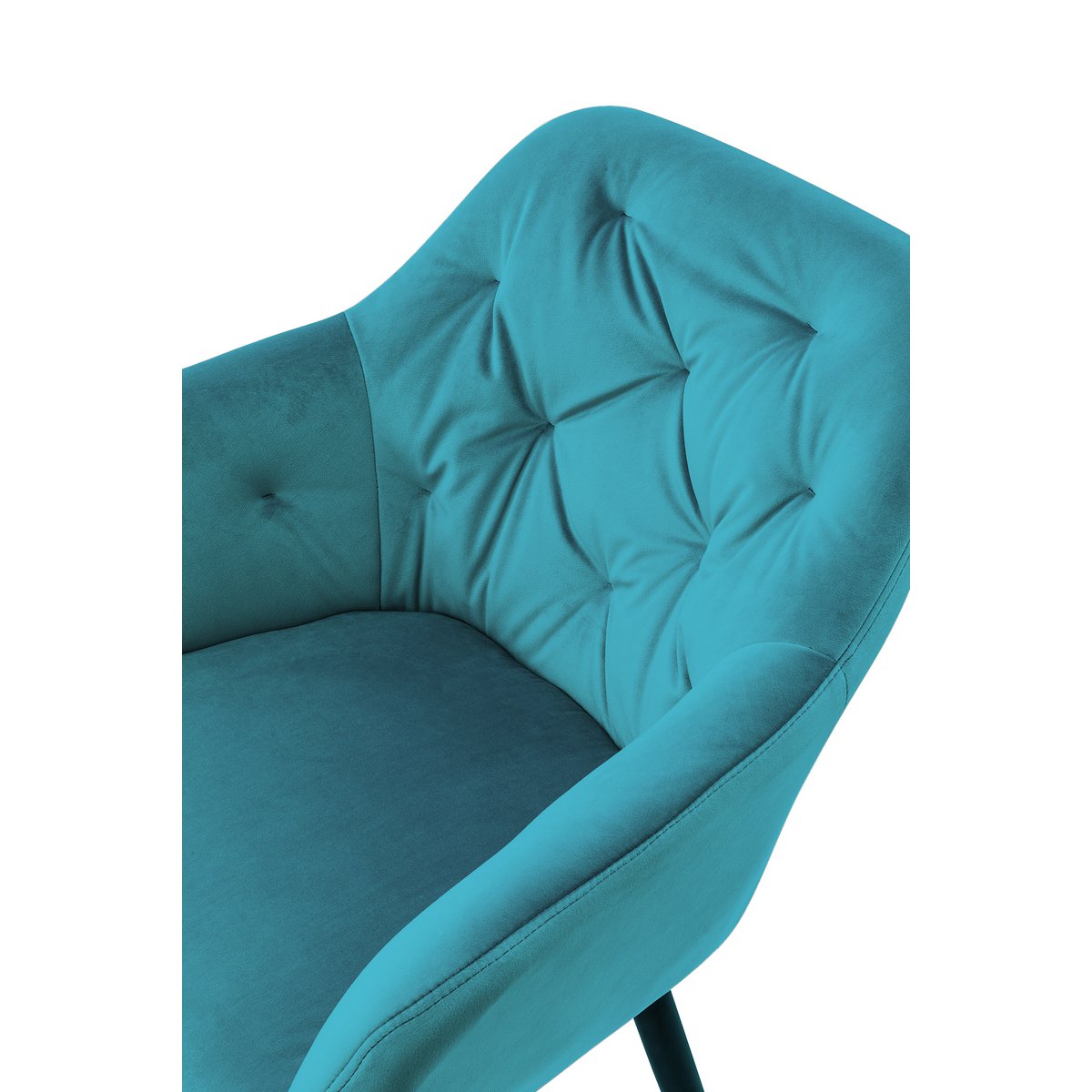 Armchair turquoise velvet