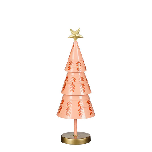 Dekorativer Weihnachtsbaum Rosa