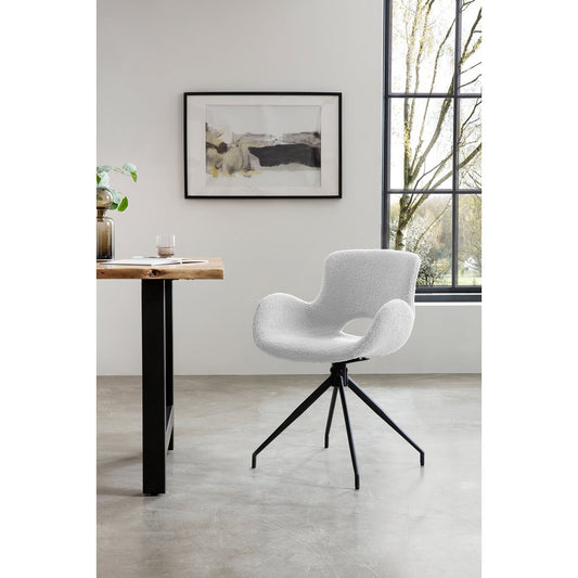 Armchair with cut-out back White