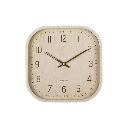 Quadratische Elementar-Wanduhr