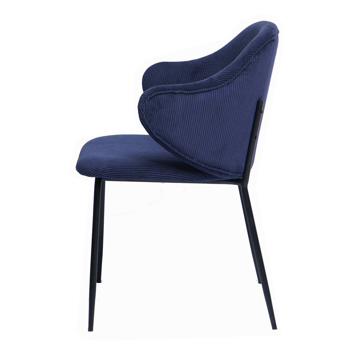 Set of 2 armchairs dark blue