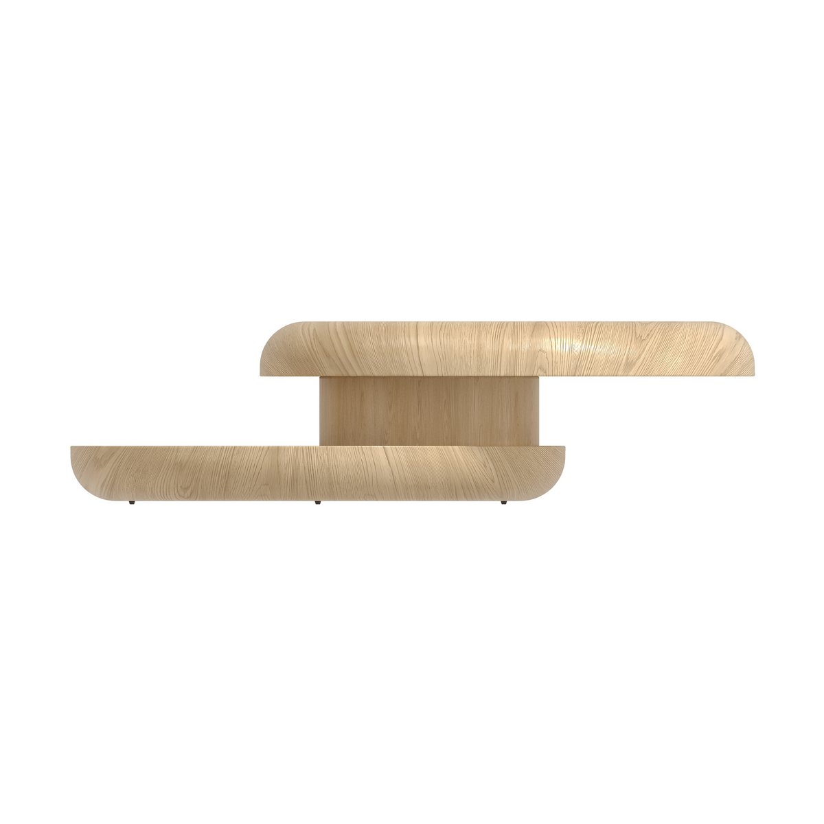 Coffee table Ø 90 cm rotatable nature