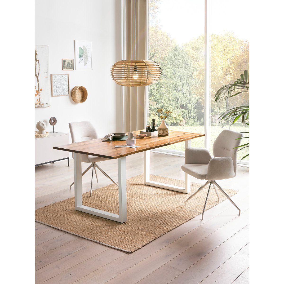 Acacia dining table 160x90 cm