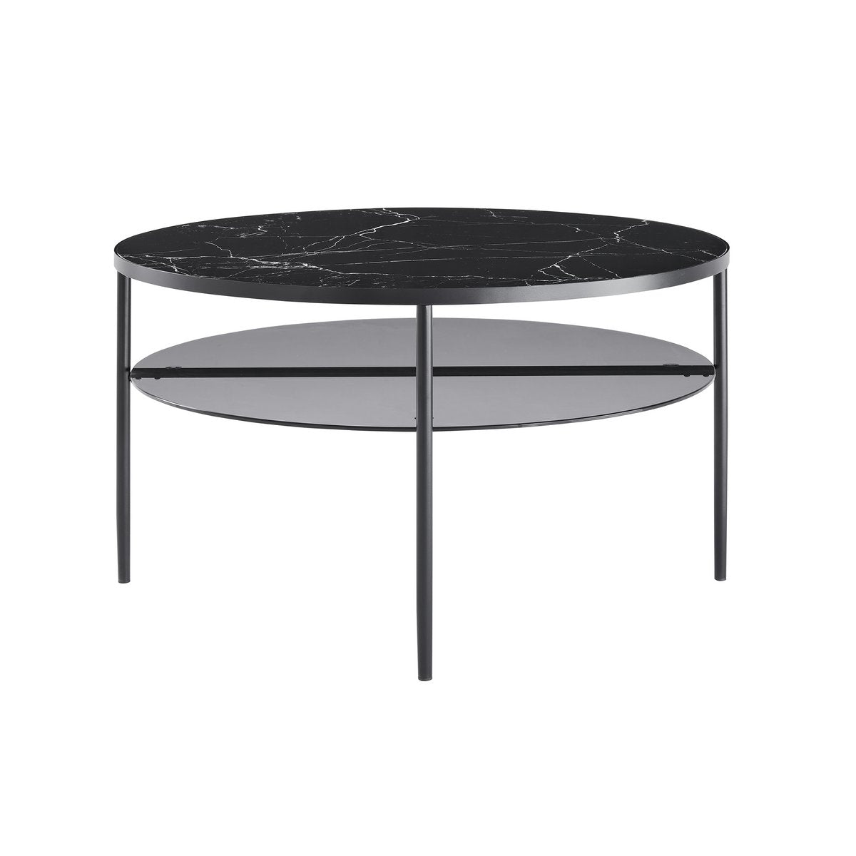 Coffee table Ø 81 cm black