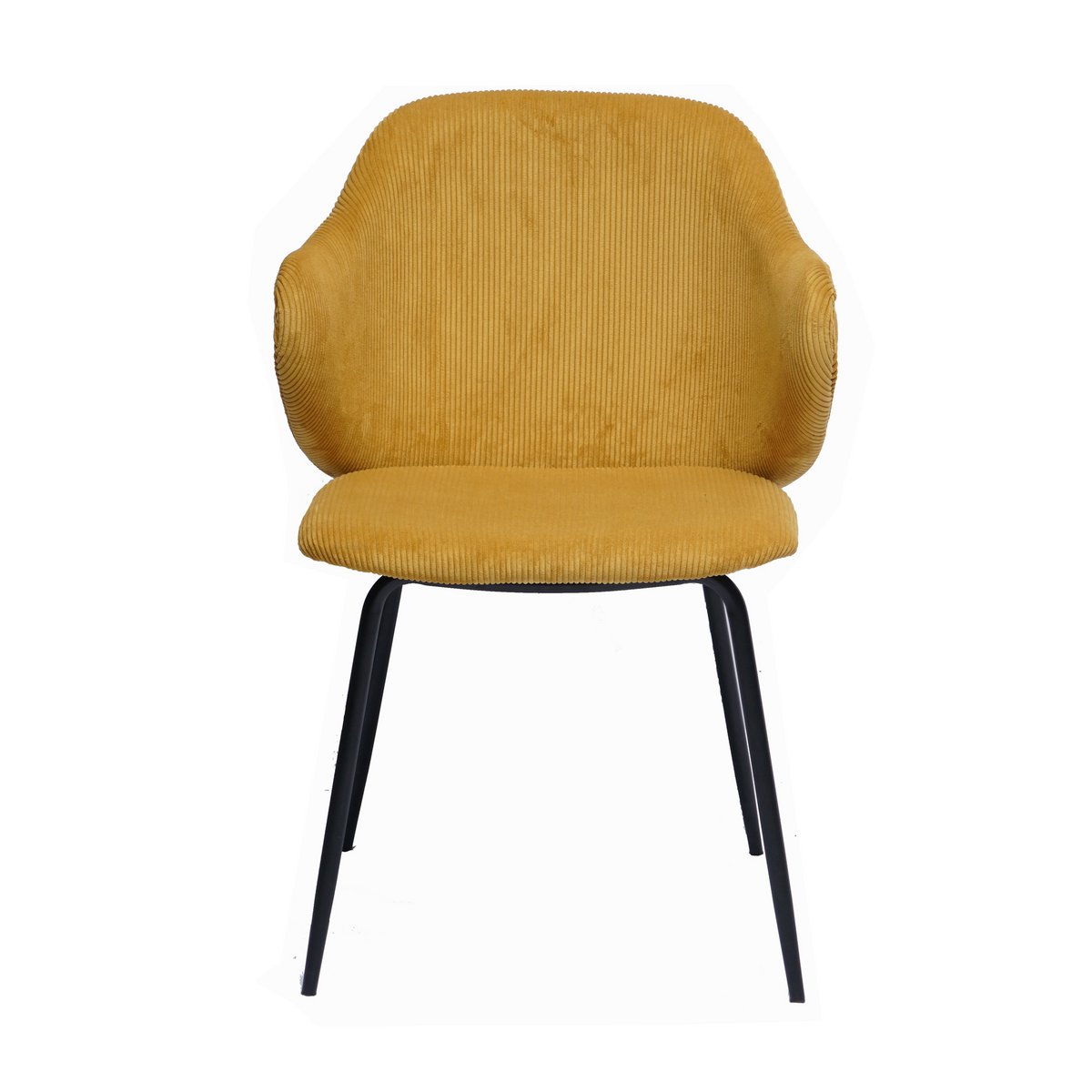 Set of 2 armchairs in gold