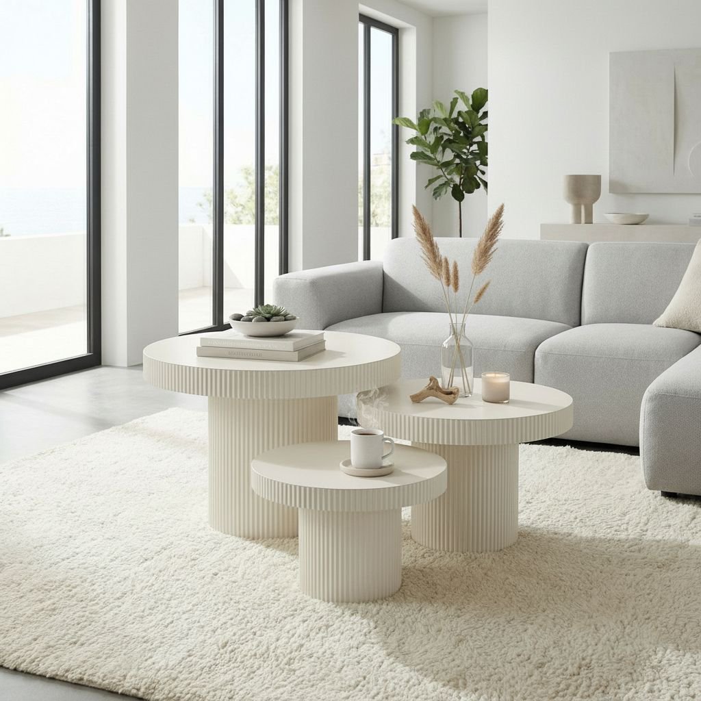 Beistelltisch Lux Off-White