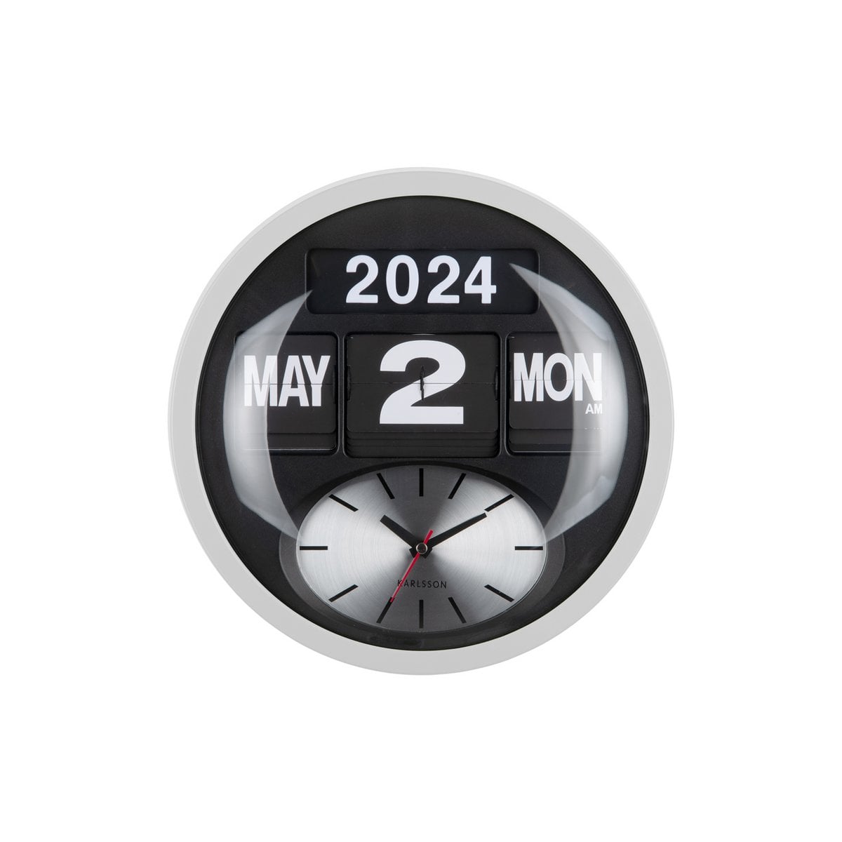 Wanduhr Round Flip