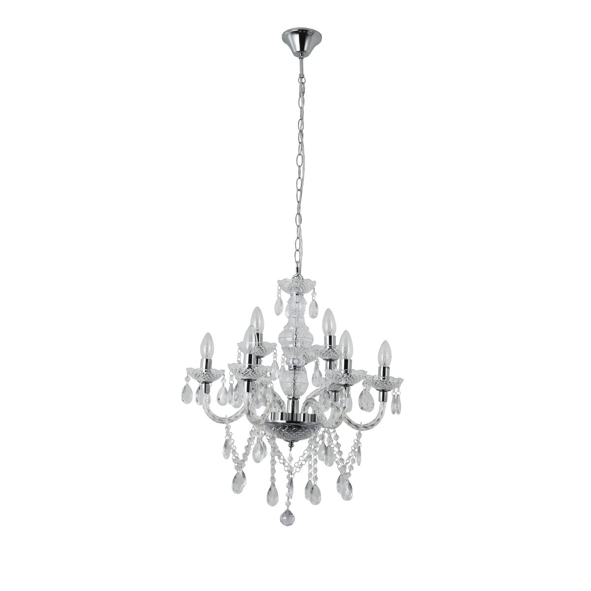 Acrylic glass chandelier