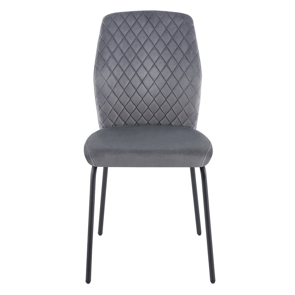 Chair set of 2 gray