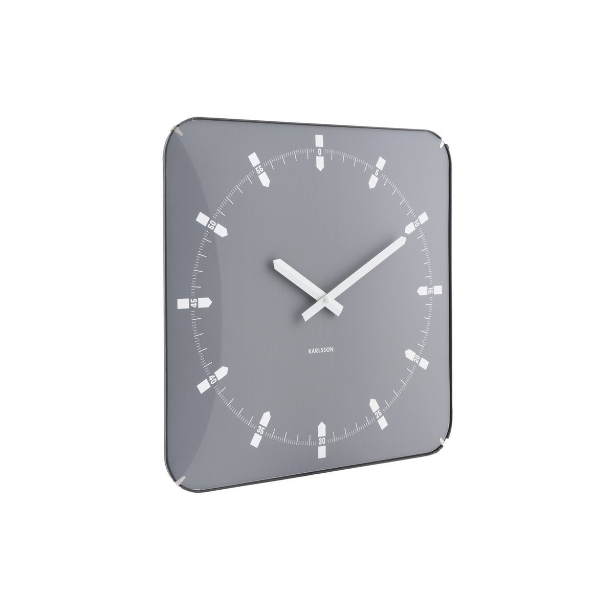 Wanduhr Sucinto Dome Square