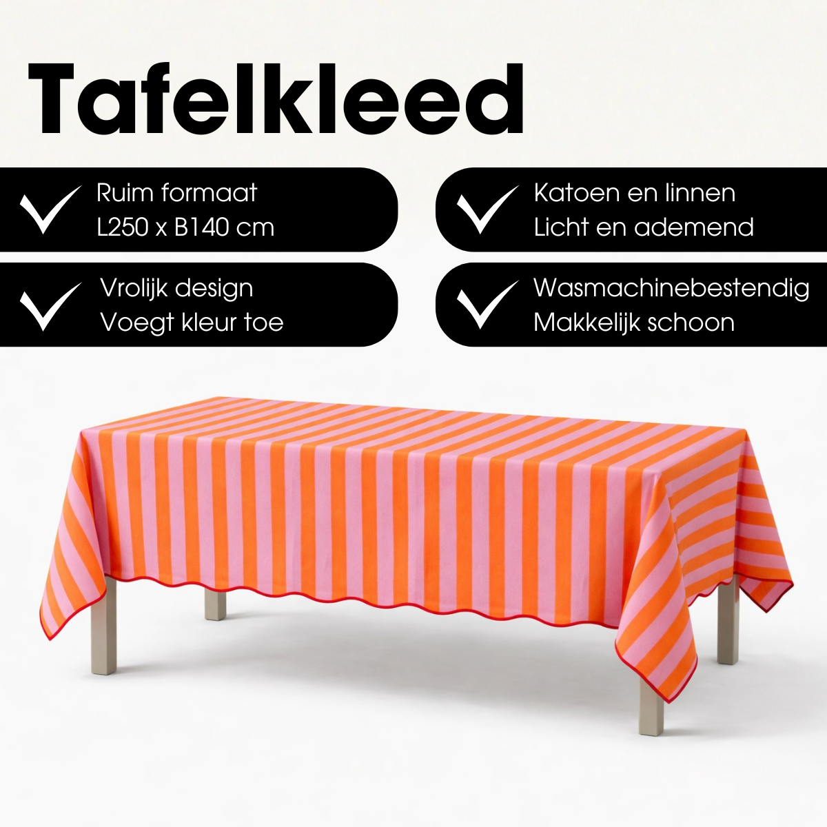 Tischdecke Orange