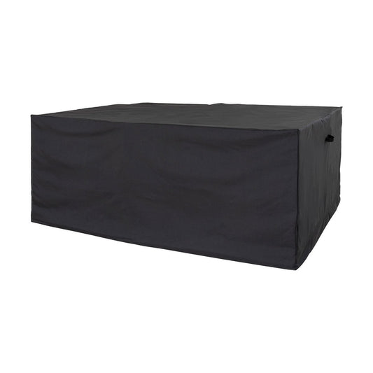 Luxusbezug für Tisch mit 4 Stühlen, 210 g/m2 600D Polyester PU-beschichtet, wasserabweisend, schwarz