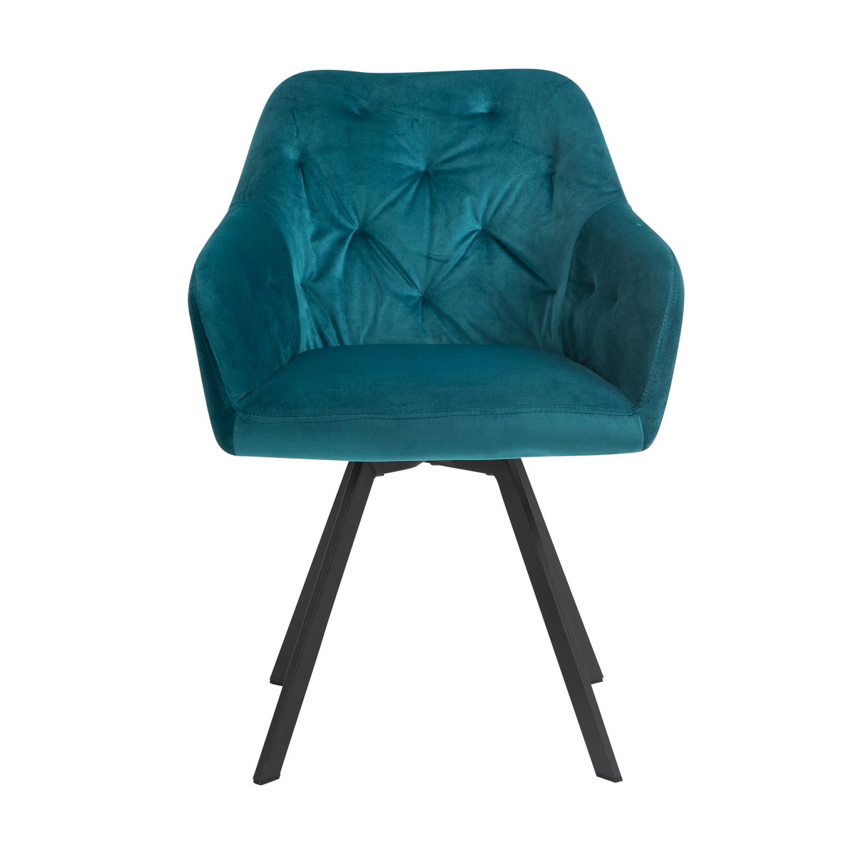 Armchair with 360° swivel function Turquoise