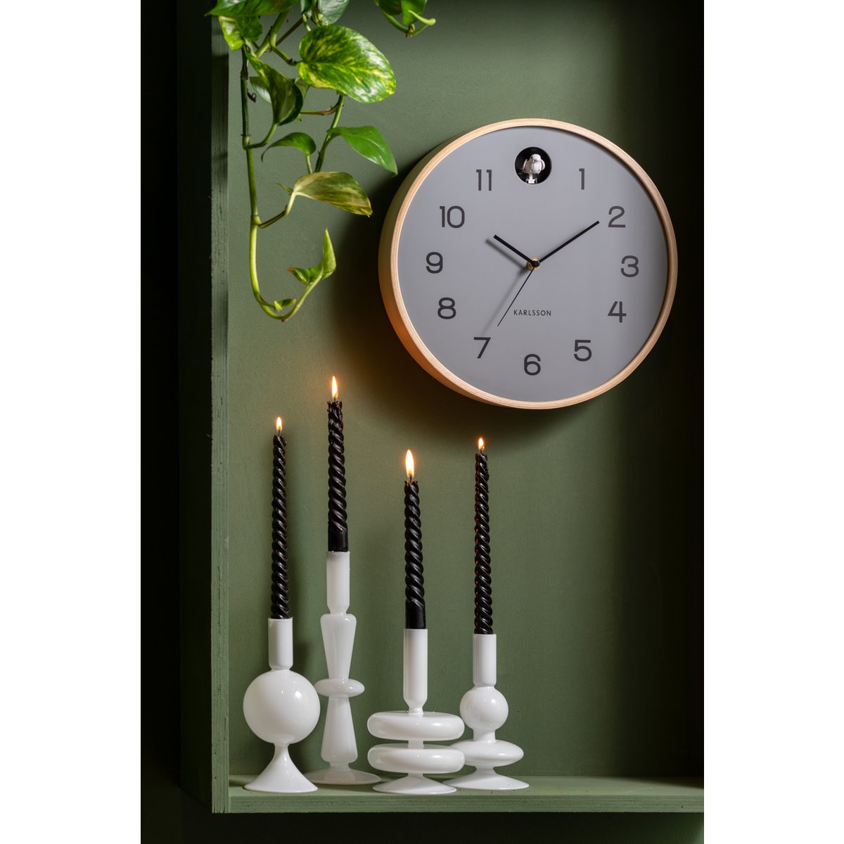 Wanduhr Natur Kuckuck