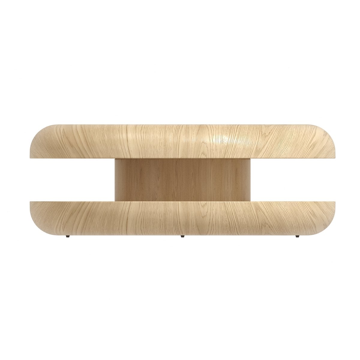 Coffee table Ø 90 cm rotatable nature