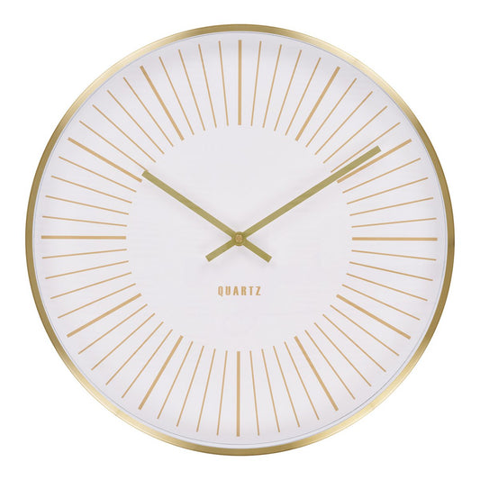 Takamaka Wanduhr – Gold, Aluminium/Glas, Ø40 cm