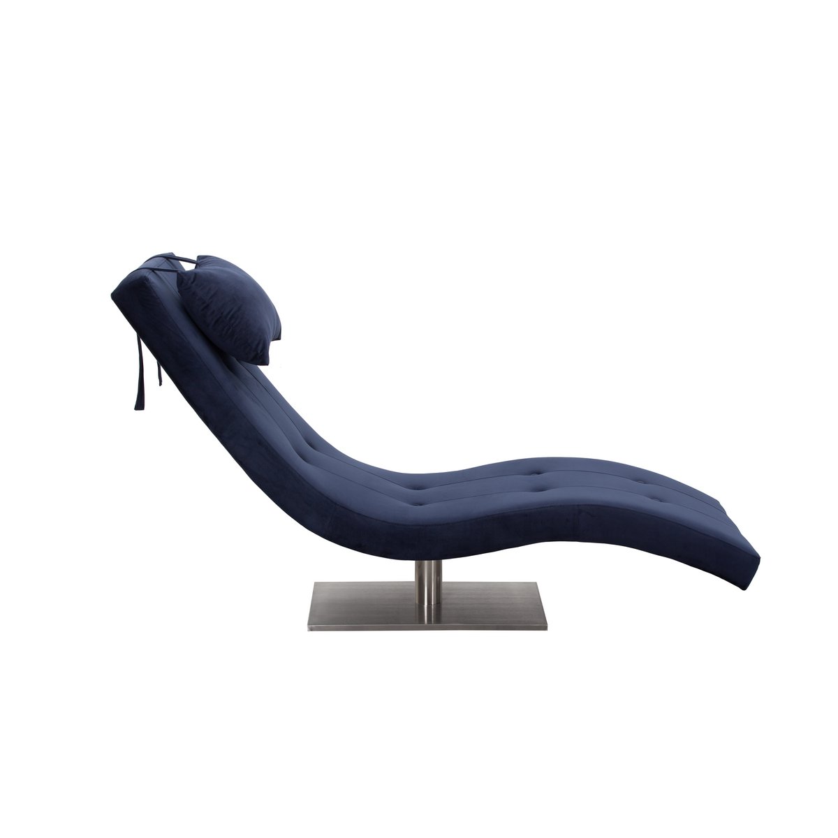 Relax lounger velvet blue