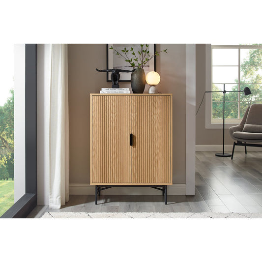 Kommode 80 cm Eiche Echtholzfurnier