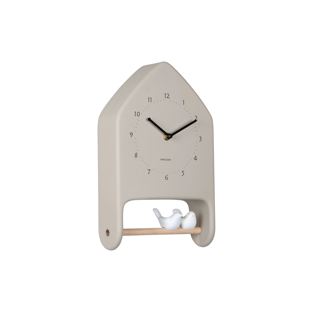 Wanduhr Liebesvögel