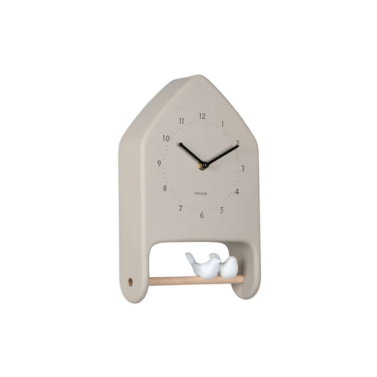 Wanduhr Liebesvögel