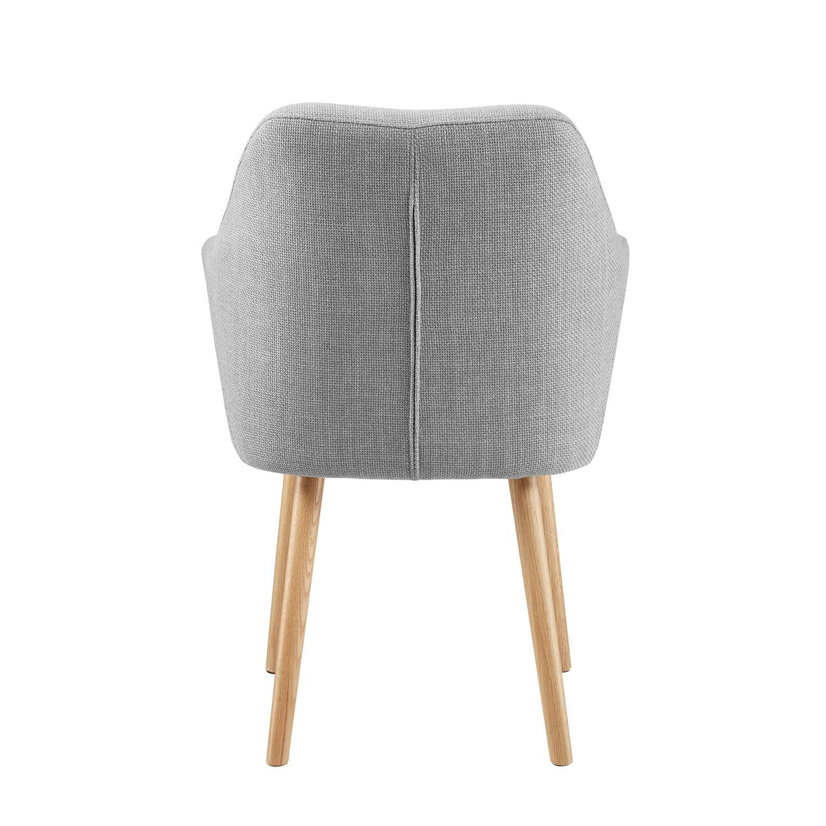 Armchair structural fabric light gray