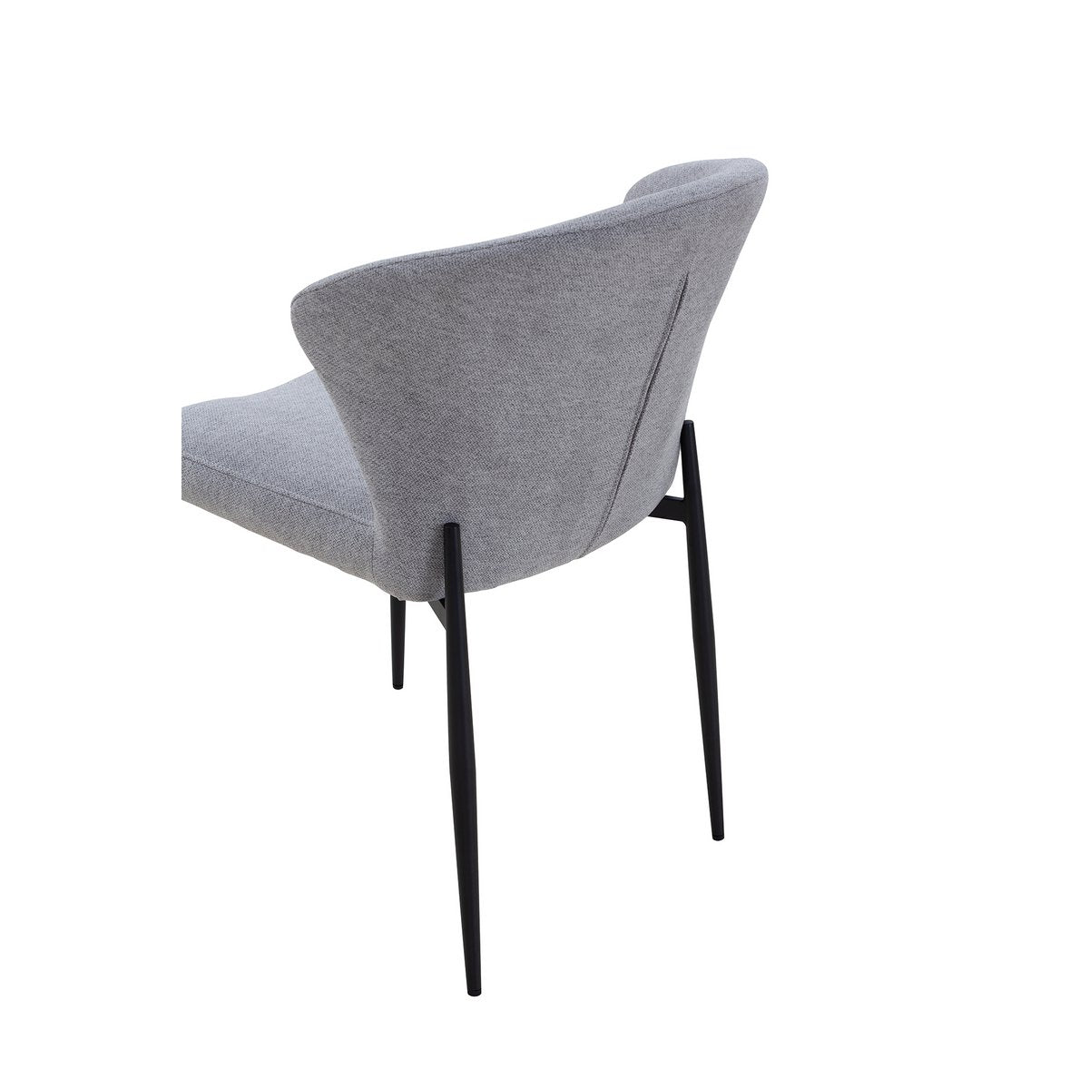 Dining chair set of 2 grey