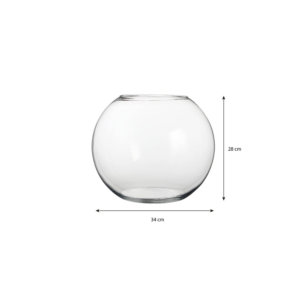 Vase Babet Transparent