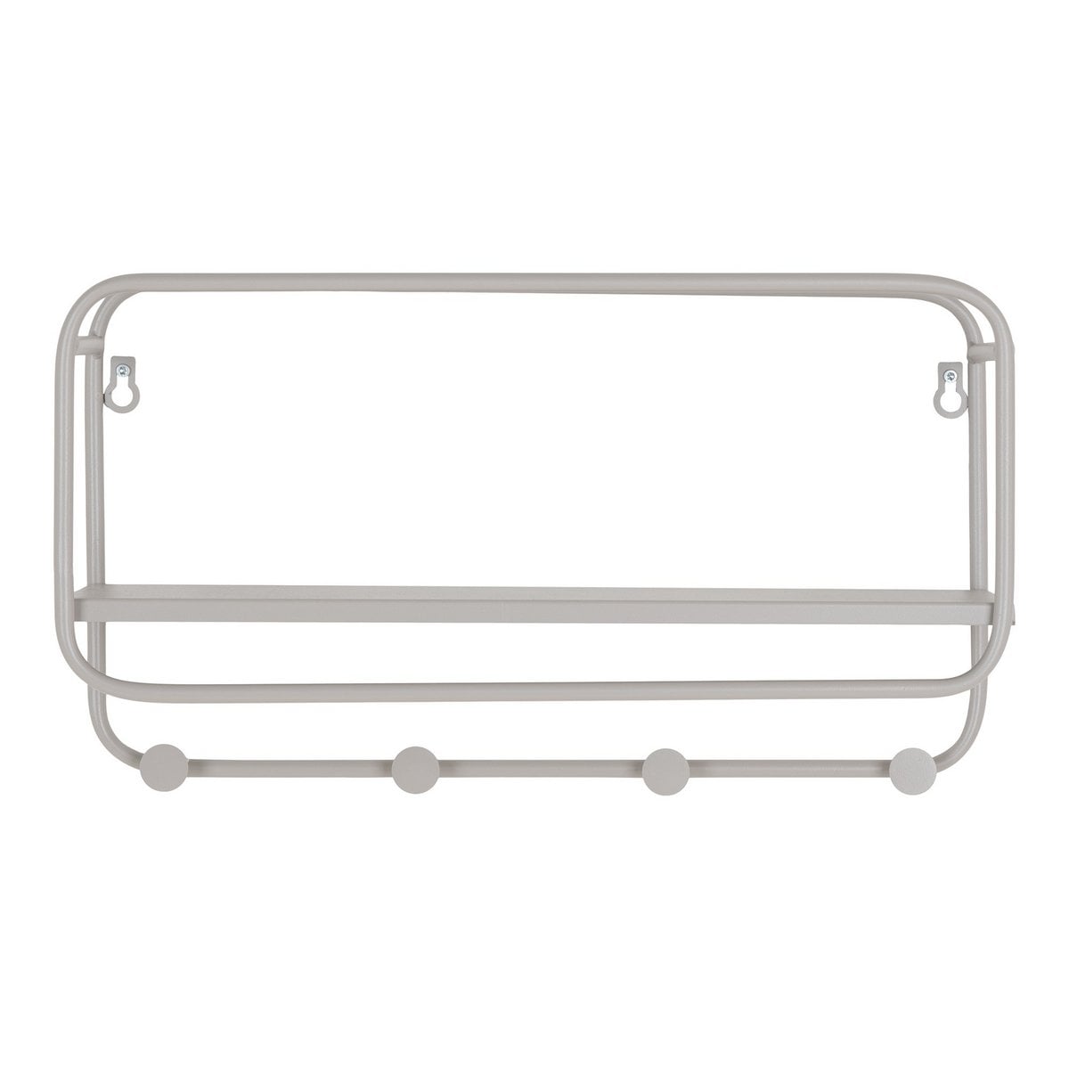 Feira Hutablage – Cool Grey, Stahl, 45 x 15 x 25 cm