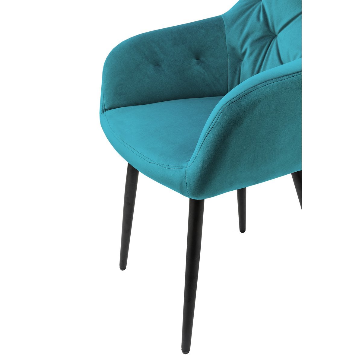 Armchair turquoise velvet