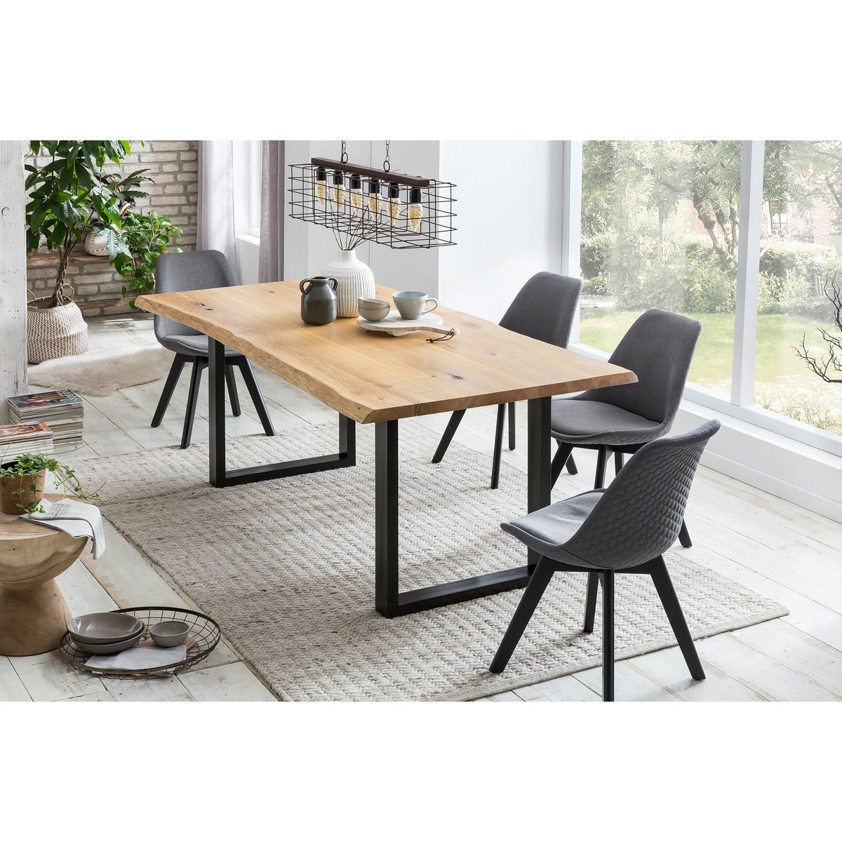 Oak dining table 240x100 cm