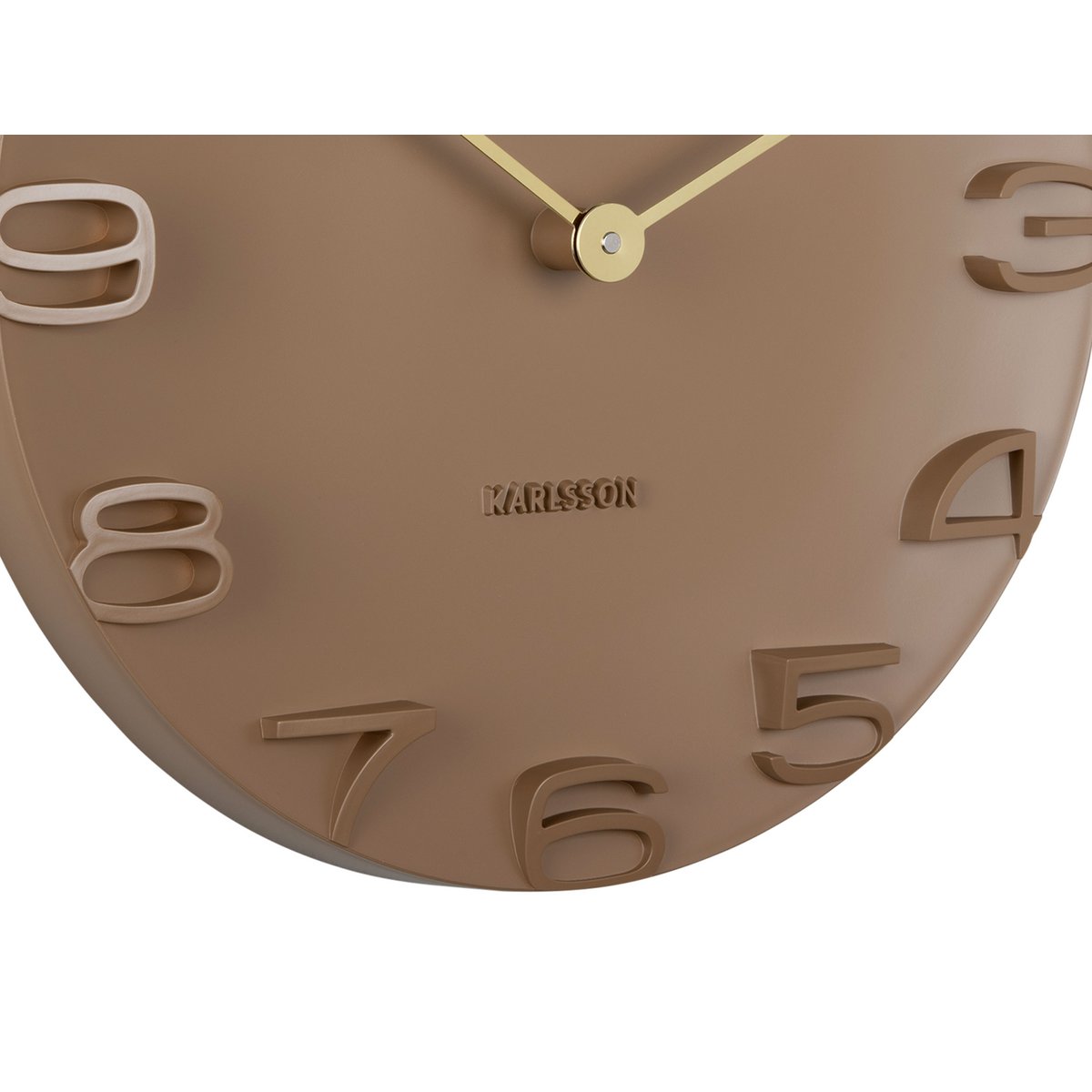 Wanduhr am Rande
