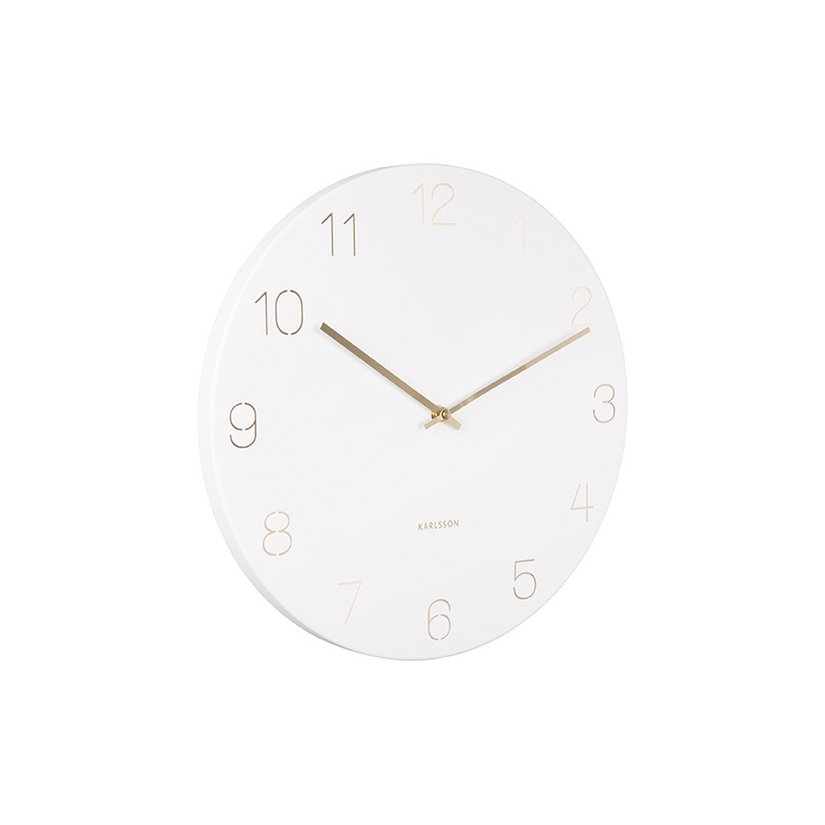 Wanduhr-Anhänger mit gravierten Zahlen