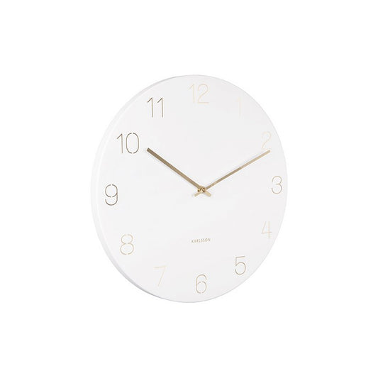 Wanduhr-Anhänger mit gravierten Zahlen