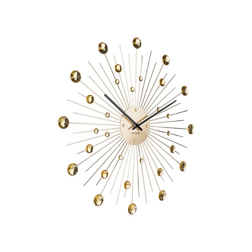 Wanduhr Sunburst groß