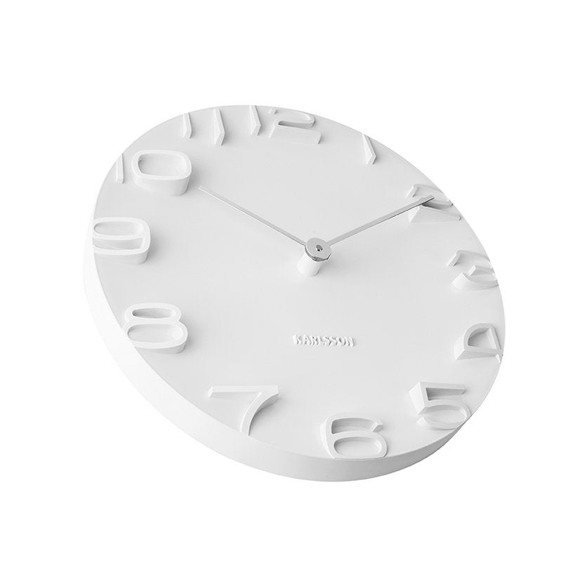 Wanduhr am Rande