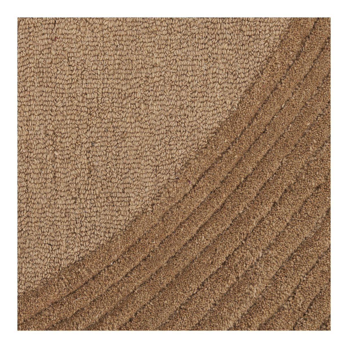 Pune-Teppich, handgetuftet, braun, 160 x 230 cm