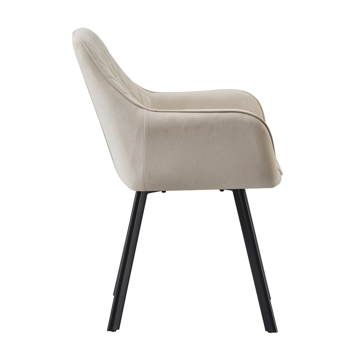 Set of 2 armchairs beige