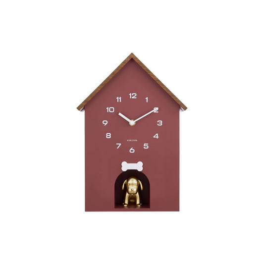 Wanduhr Hundehütte