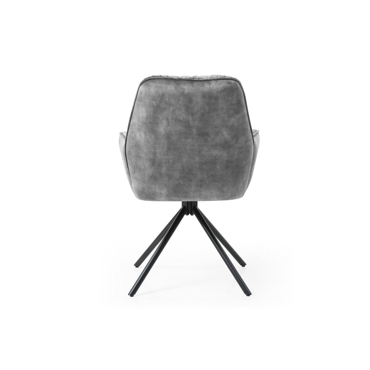 Armchair with 360° swivel function, gray