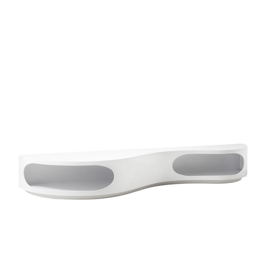 Low board 200x50x30 cm white