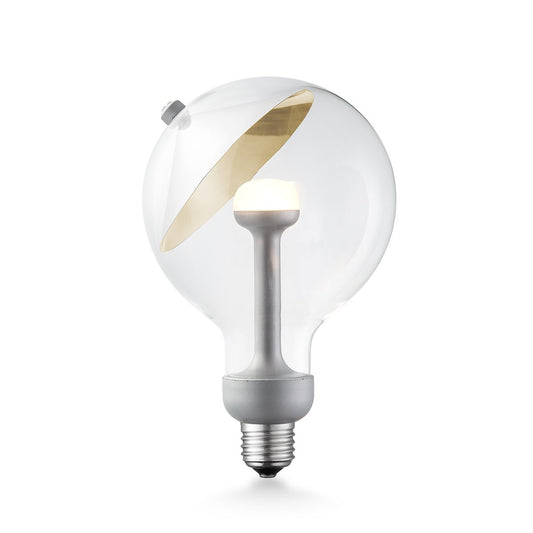Home Sweet Home dimmbare LED-Lampe Cone silber G120 E27 5W 400Lm